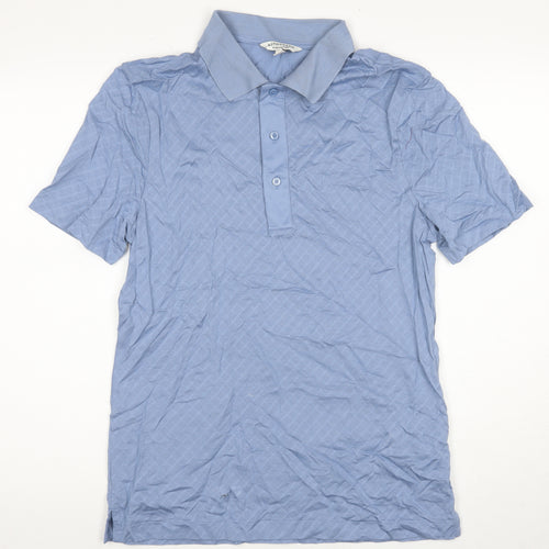 Autograph Men’s Blue Polo Shirt M - Short Sleeve Casual