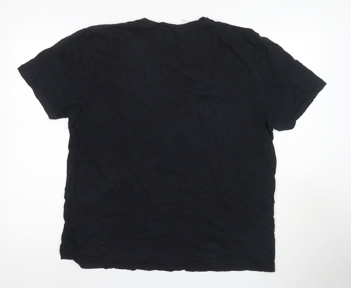Star Wars Men's Black XL T-Shirt with C-3PO & R2-D2