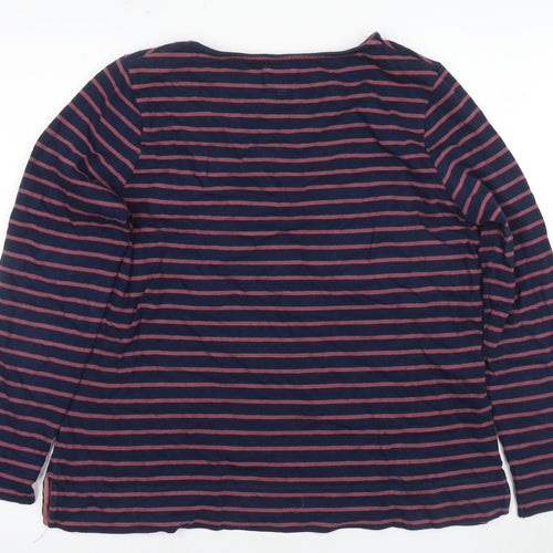 Fat Face Women's Striped Long Sleeve T-Shirt, Size 14