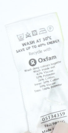 Marks and Spencer Women's Grey Size 16 Basic T-Shirt
