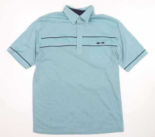 Tom Hagan Men's Blue M Polo Shirt