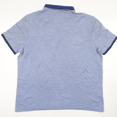 Marks and Spencer Men's Blue XL Polo Shirt