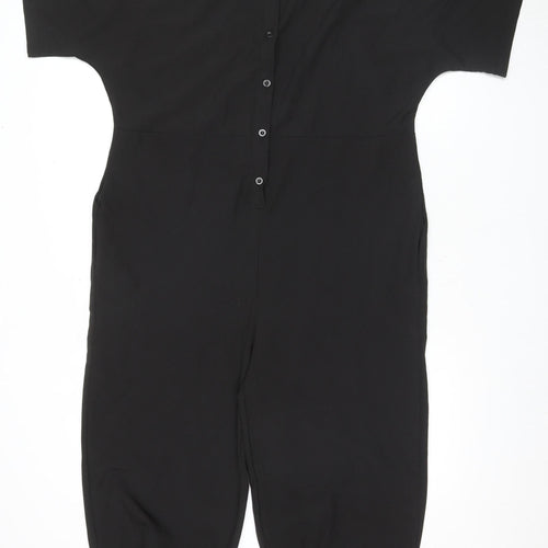 NB Avenue Women's Black Jumpsuit, Size L, Relaxed Fit