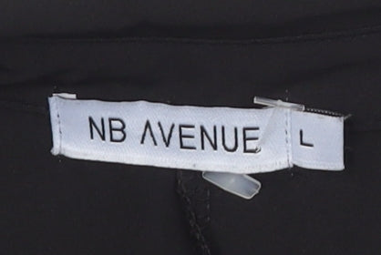 NB Avenue Women's Black Jumpsuit, Size L, Relaxed Fit
