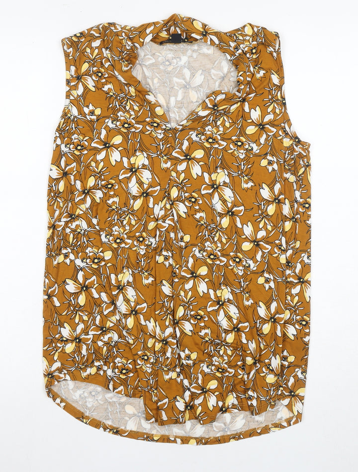 Cable & Gauge Women's Multicoloured Floral Top