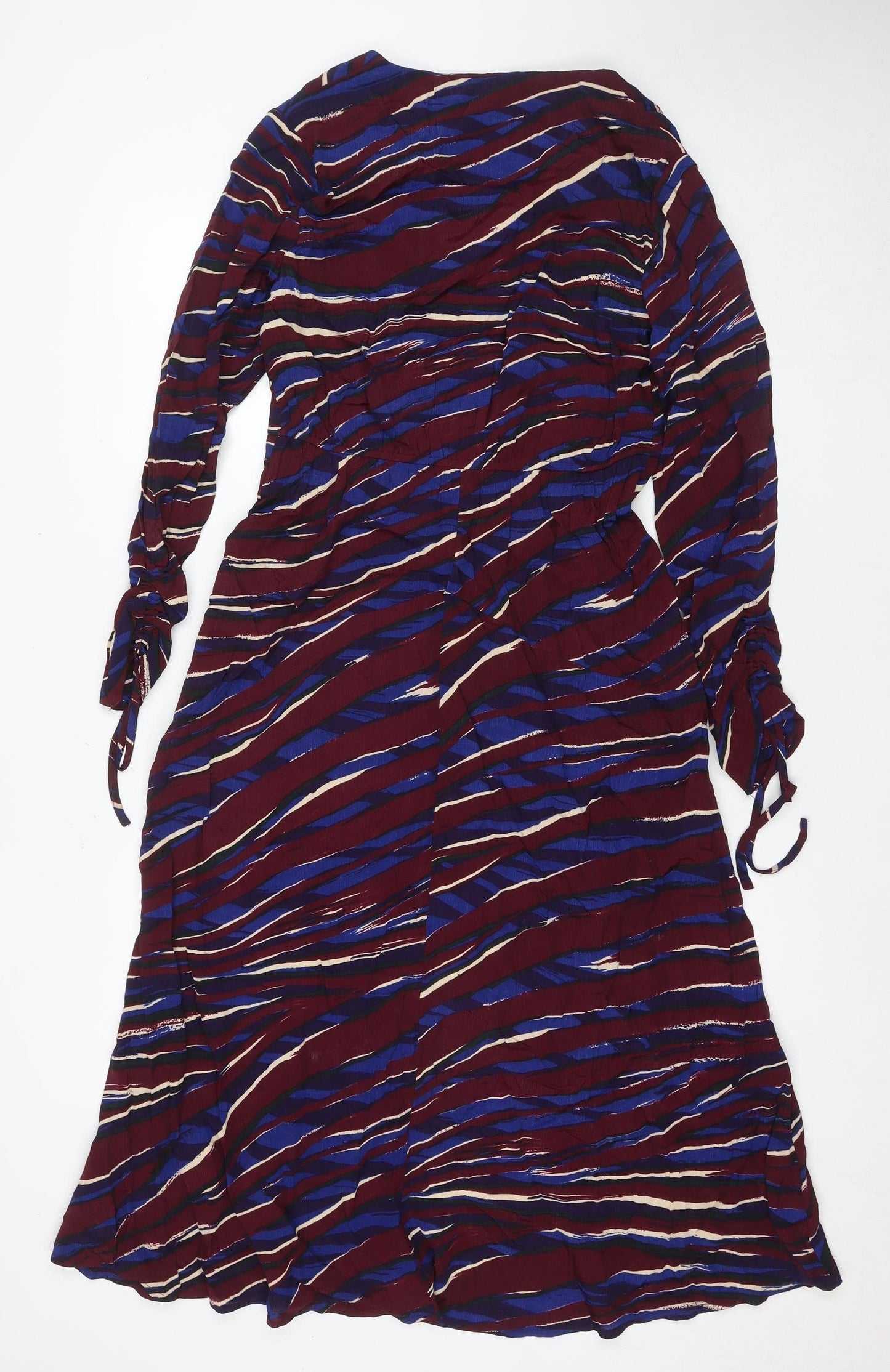 Monsoon Women Multicoloured Dress Size 12 Geometric