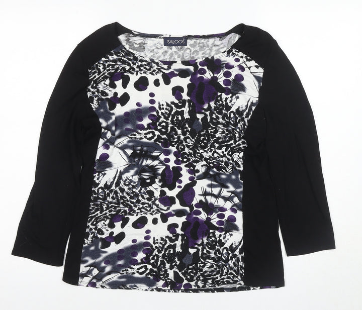 Saloos Women's Multicoloured Animal Print Top