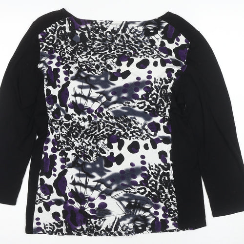 Saloos Women's Multicoloured Animal Print Top