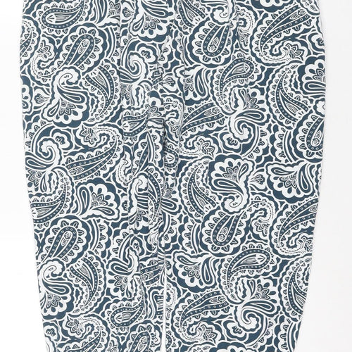 Boden Women's Multicoloured Paisley Jogger Trousers Size 12