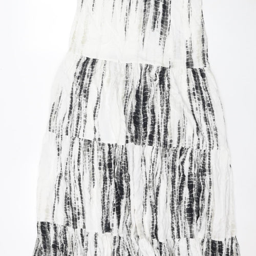 NEXT Women's White Dress Size 10 Sleeveless Viscose