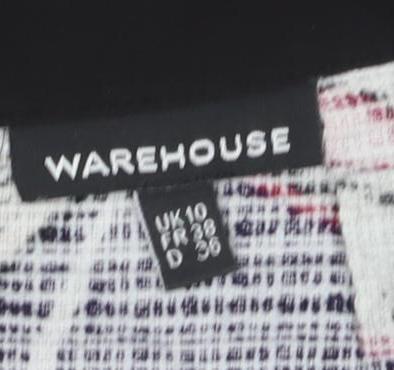 Warehouse Women's Multicoloured Floral Skirt Size 10