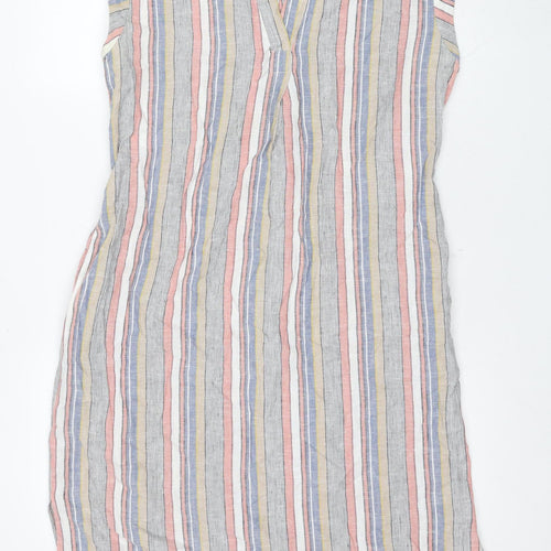 Jones New York Women's Multicoloured Striped Shift Dress