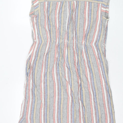 Jones New York Women's Multicoloured Striped Shift Dress