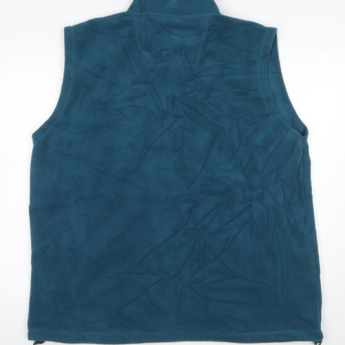 One Valley Men's Blue Fleece Waistcoat XL Casual Wear