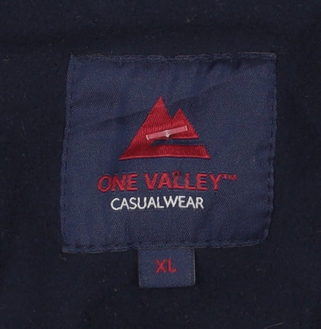 One Valley Men's Blue Fleece Waistcoat XL Casual Wear