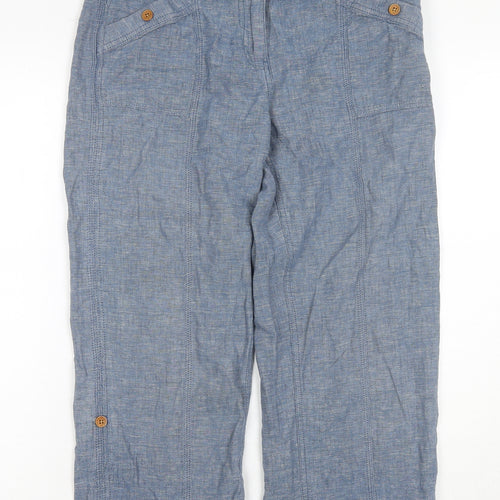 Mantaray Women's Blue Cargo Trousers Size 12