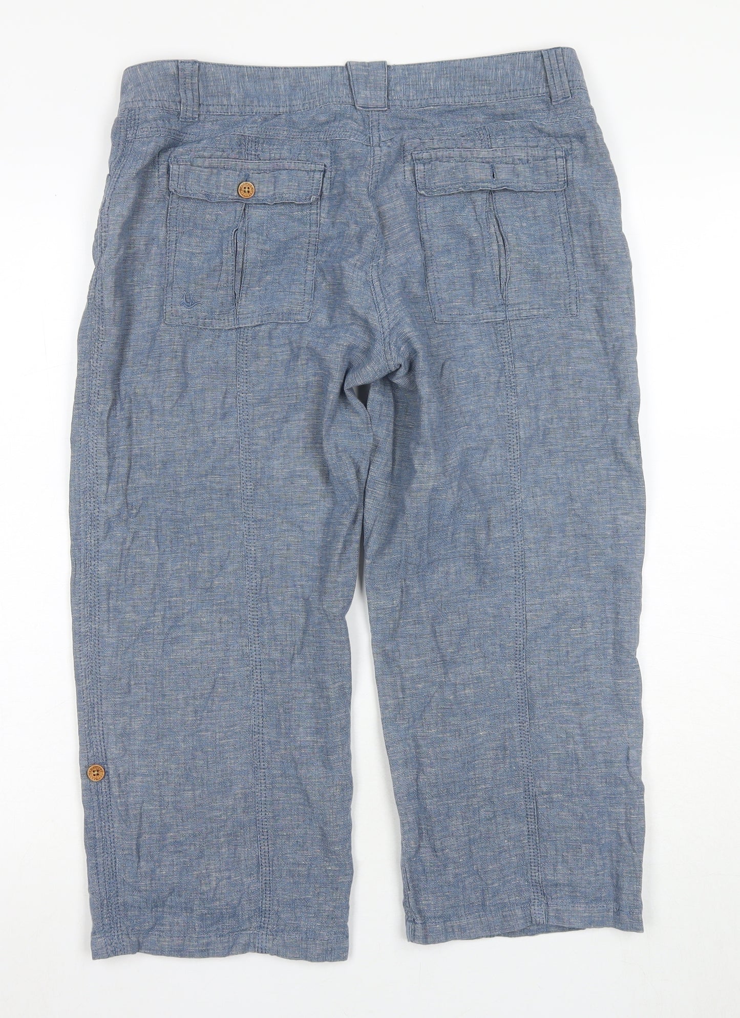 Mantaray Women's Blue Cargo Trousers Size 12