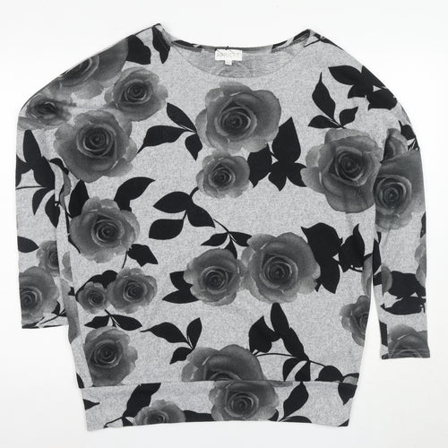 Apricot Women's Multicoloured Floral Jersey Top