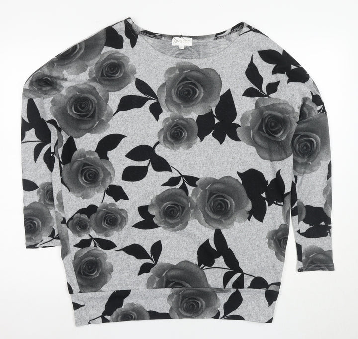 Apricot Women's Multicoloured Floral Jersey Top