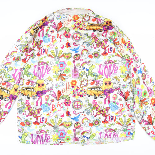 Smiffys Women's Multicoloured XL Retro Blouse