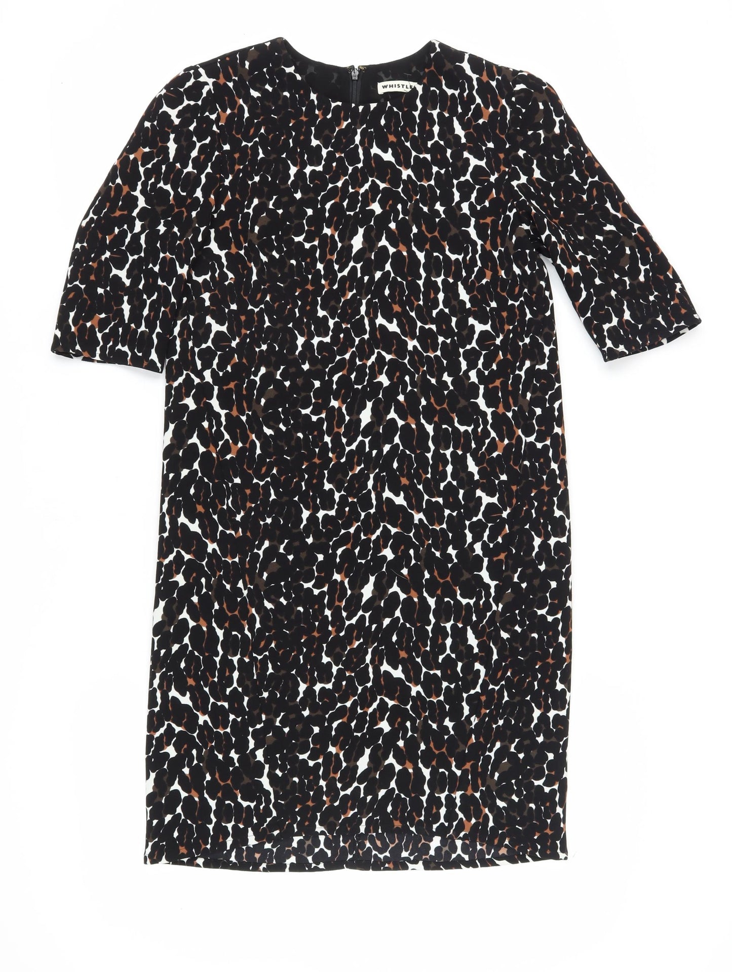 Whistles Women's Animal Print Sheath Dress UK 6