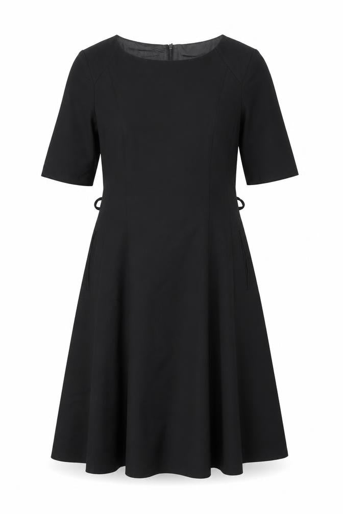 Front view of Next Women's Black A-Line Dress, size 10