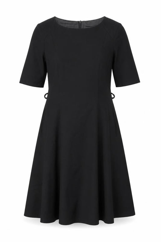 Front view of Next Women's Black A-Line Dress, size 10
