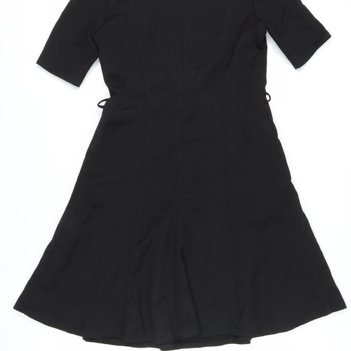 Next Women's Black A-Line Dress Size 10