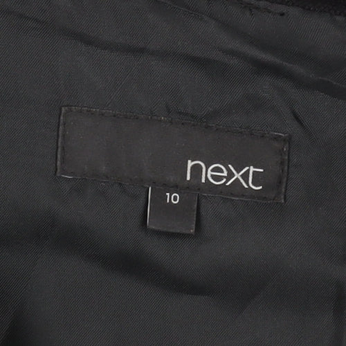 Next Women's Black A-Line Dress Size 10