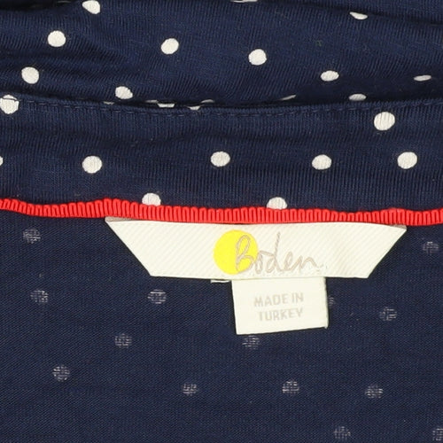 Boden Women's Blue Polka Dot V-Neck Dress, Size M
