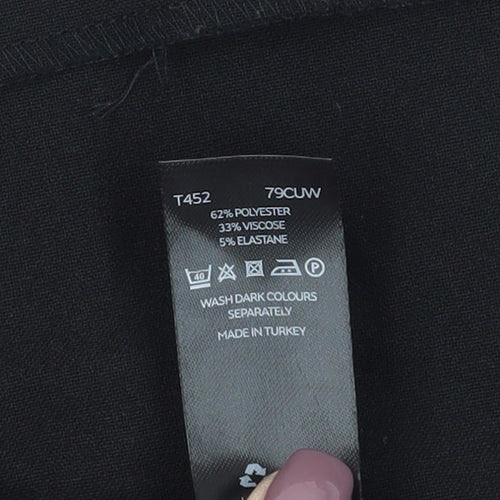 By Very Women's Black Pinafore Dress Size 14