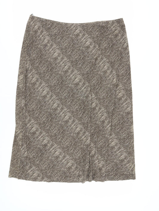 Marks and Spencer Women's Brown Knee-Length Skirt, Size 18