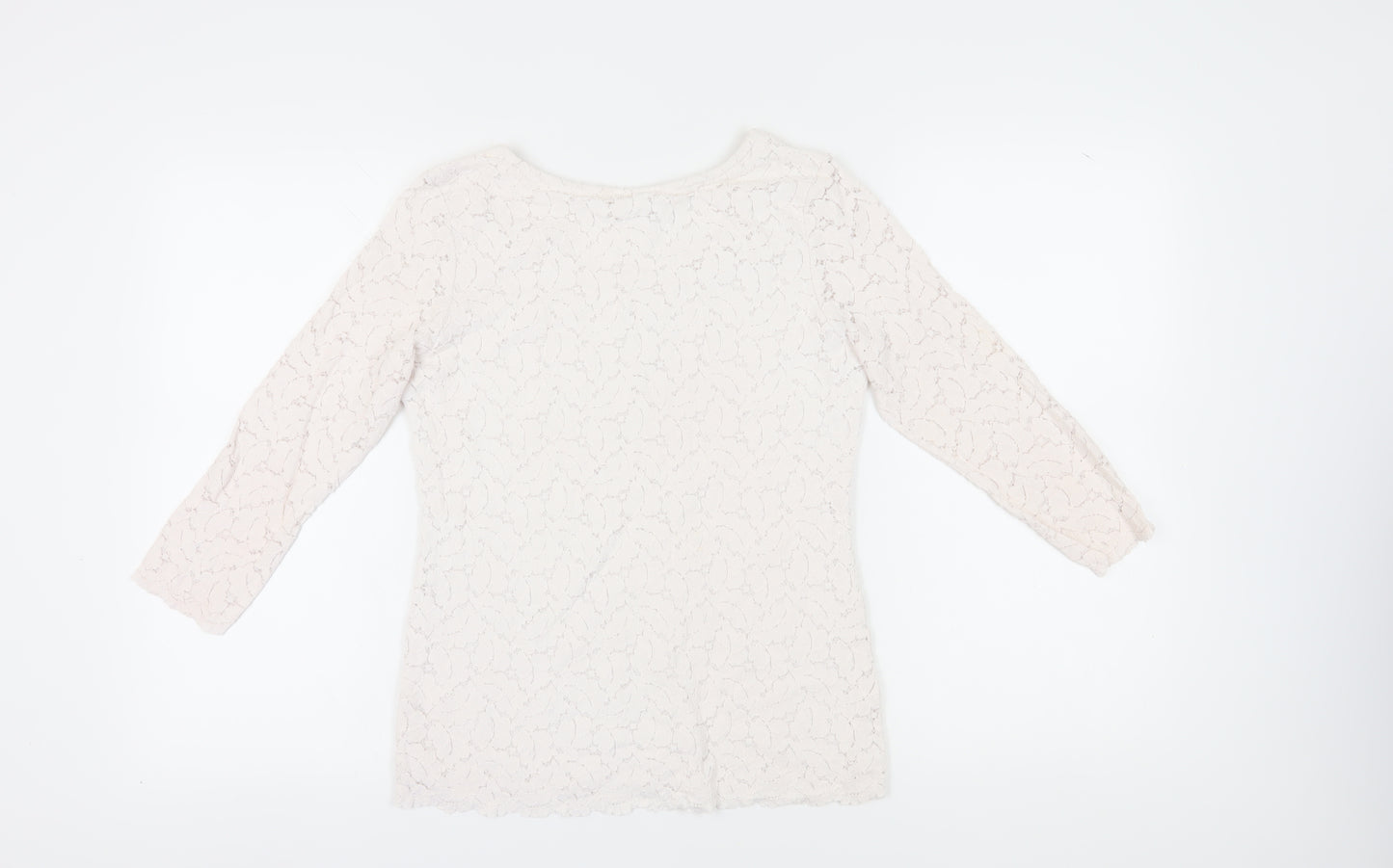 Marks and Spencer Women's White Lace Top Size 12