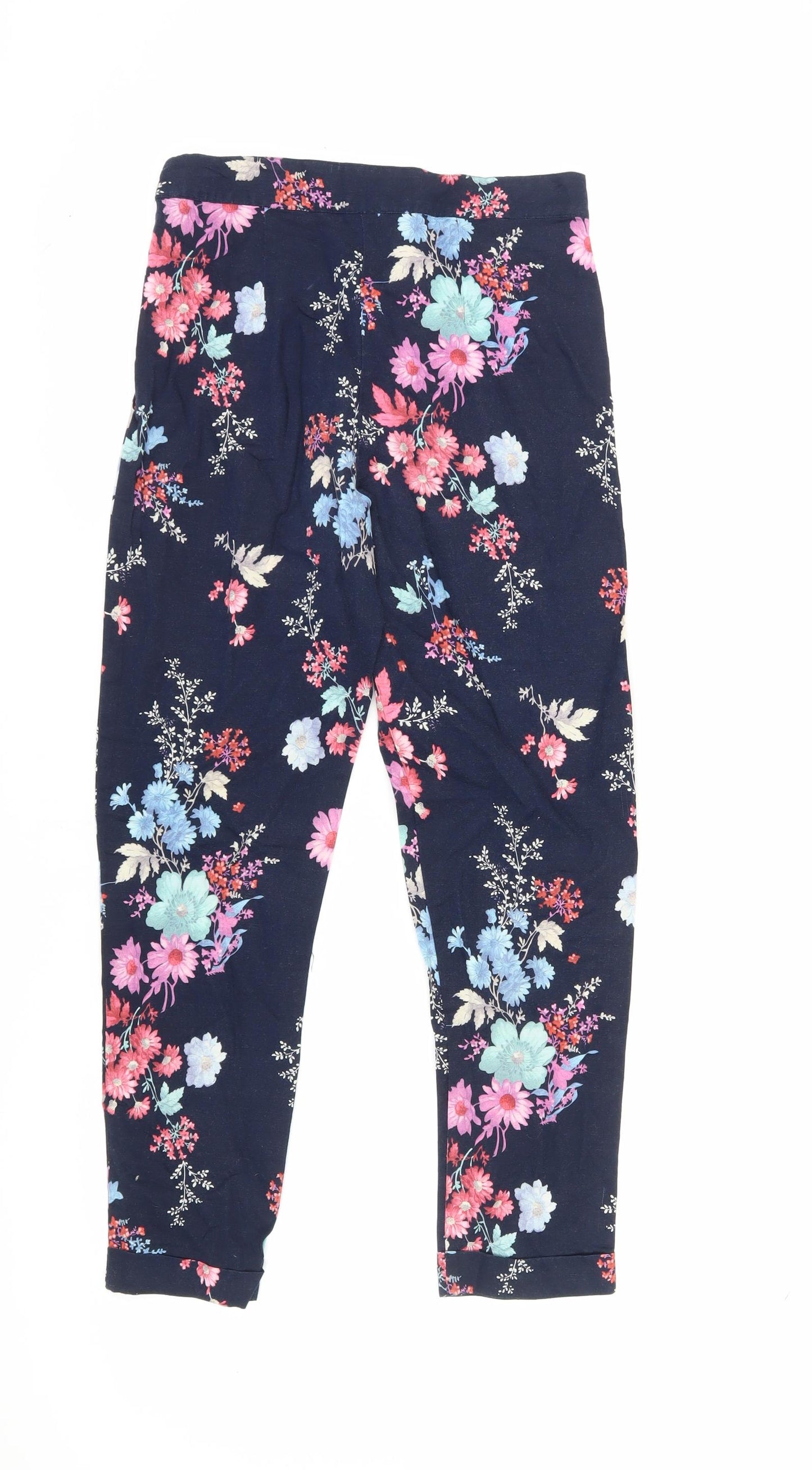French Connection Women's Floral Cropped Trousers Size 6