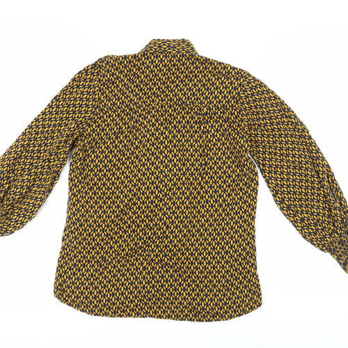Next Women's Multicoloured Geometric Blouse, Size 10