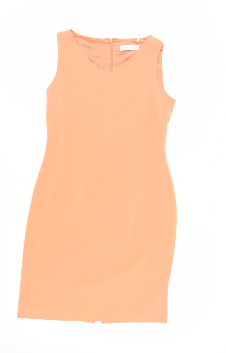 Casual Corner Women's Orange Sheath Dress Size 8