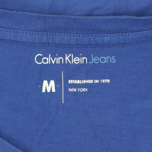 Calvin Klein Unisex Blue Medium T-Shirt