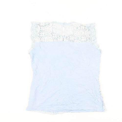 Dorothy Perkins Blue Lace Camisole Blouse, Size 12 - Summer Style