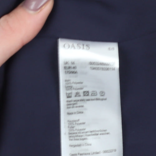 Oasis Women's Floral Shift Dress Multicoloured Size 14