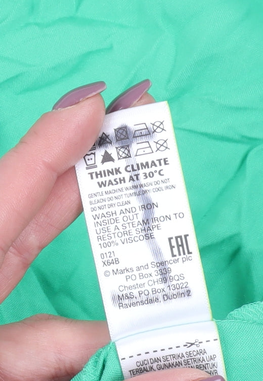 Marks and Spencer Women's Green Maxi Dress