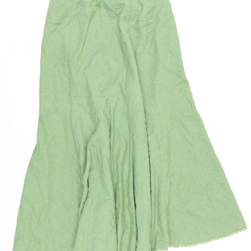 Marks and Spencer Women’s Green A-Line Midi Skirt