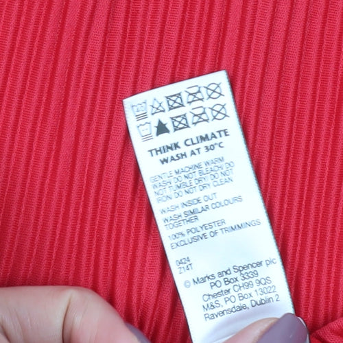 Marks and Spencer Women's Red Blouse