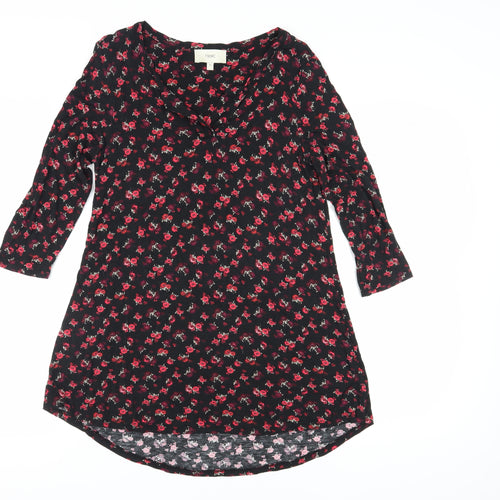 Next Women's Black Floral Dress Size 12