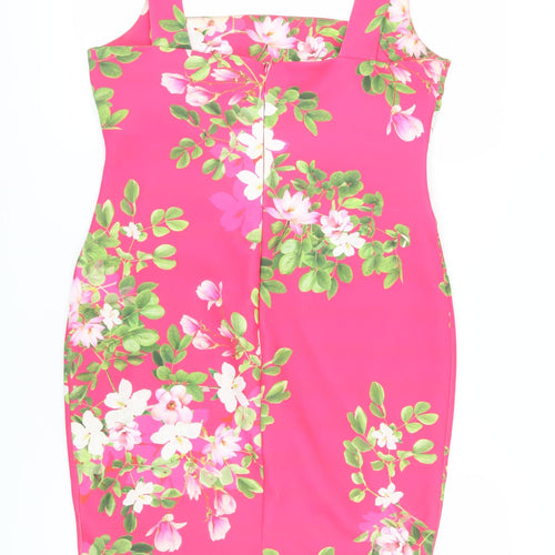 Jessica Wright Women's Pink Floral Dress Size 16