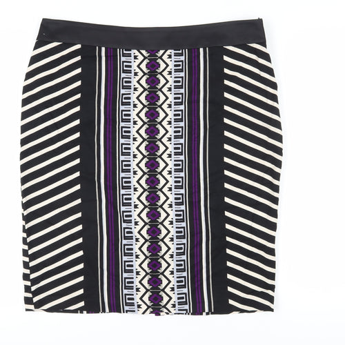 Marks & Spencer Women's Multicoloured Pencil Skirt Size 16