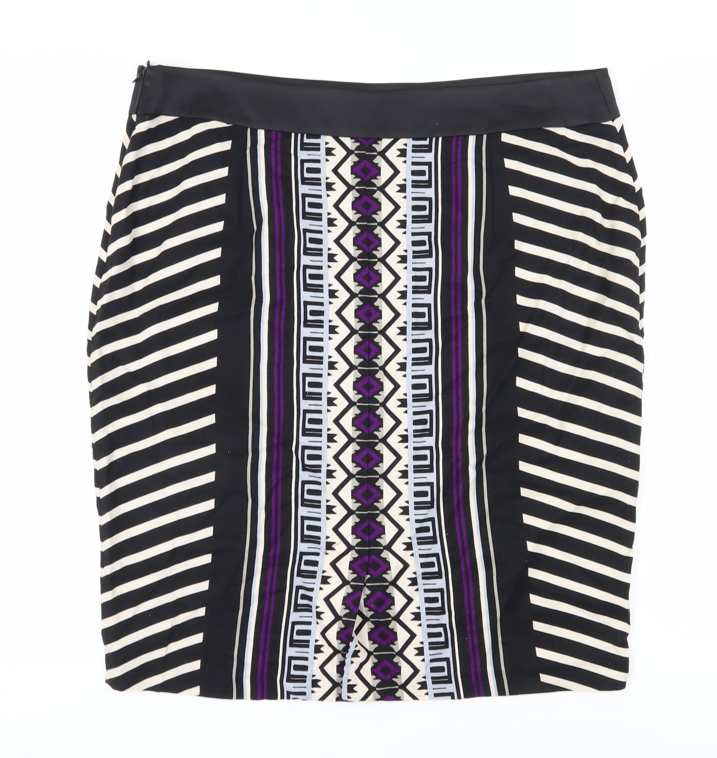 Marks & Spencer Women's Multicoloured Pencil Skirt Size 16