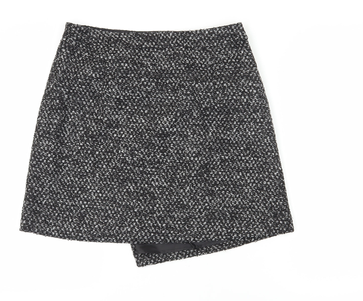 Monsoon Women's Black Skirt, Size 14 with Buckle Accent