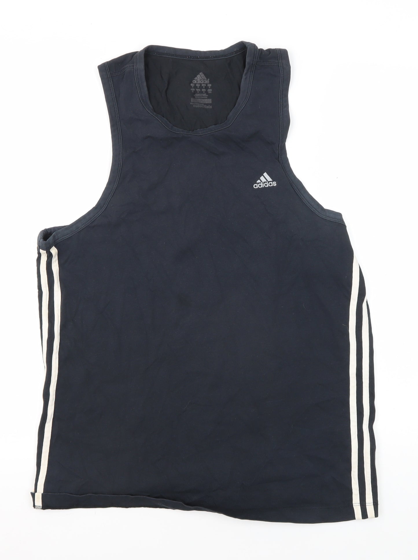 Adidas Men's Black Athletic Tank Top - Medium