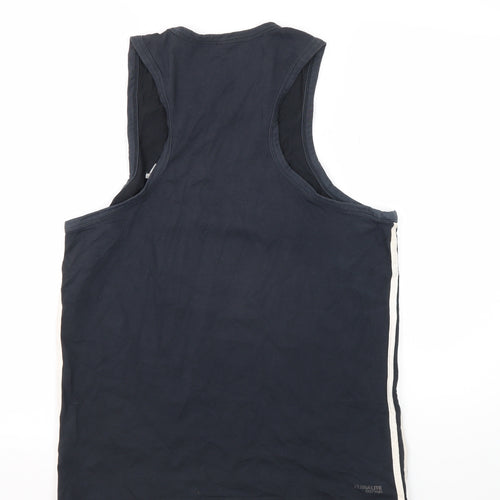 Adidas Men's Black Athletic Tank Top - Medium