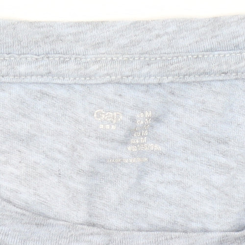GAP Women's Grey Crew Neck T-Shirt Medium